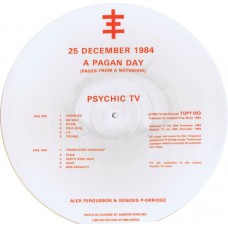 PSYCHIC TV A Pagan Day (Pages From A Notebook) (Temple Records ‎TOPY 003) UK 1984 Picture Disc LP